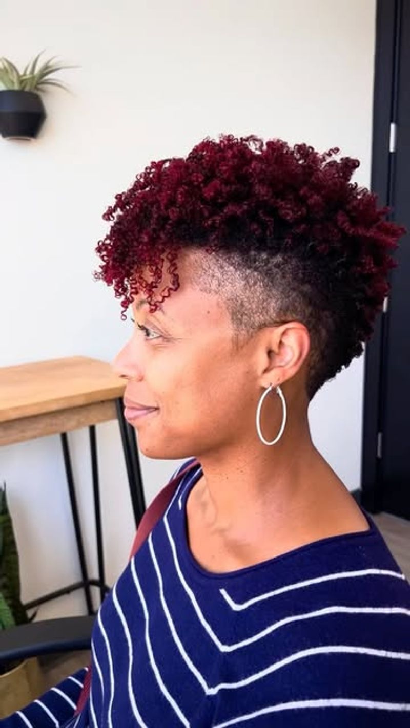 Curly Frohawk Fusion