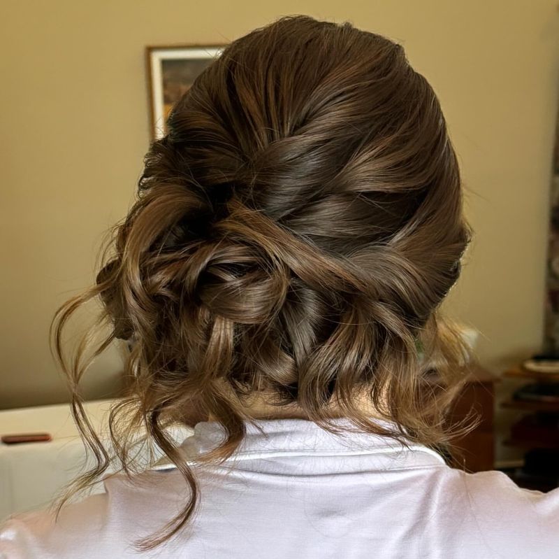 Curly Side Bun