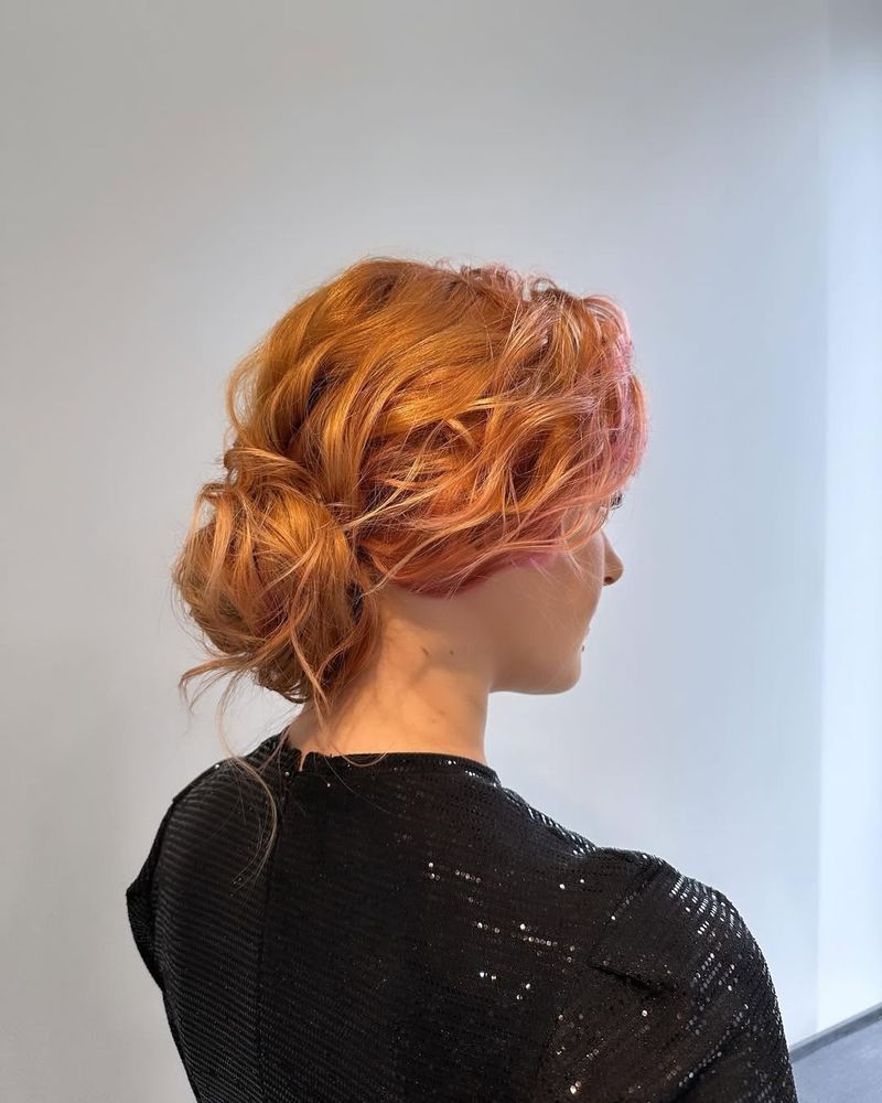 Curly Side Chignon