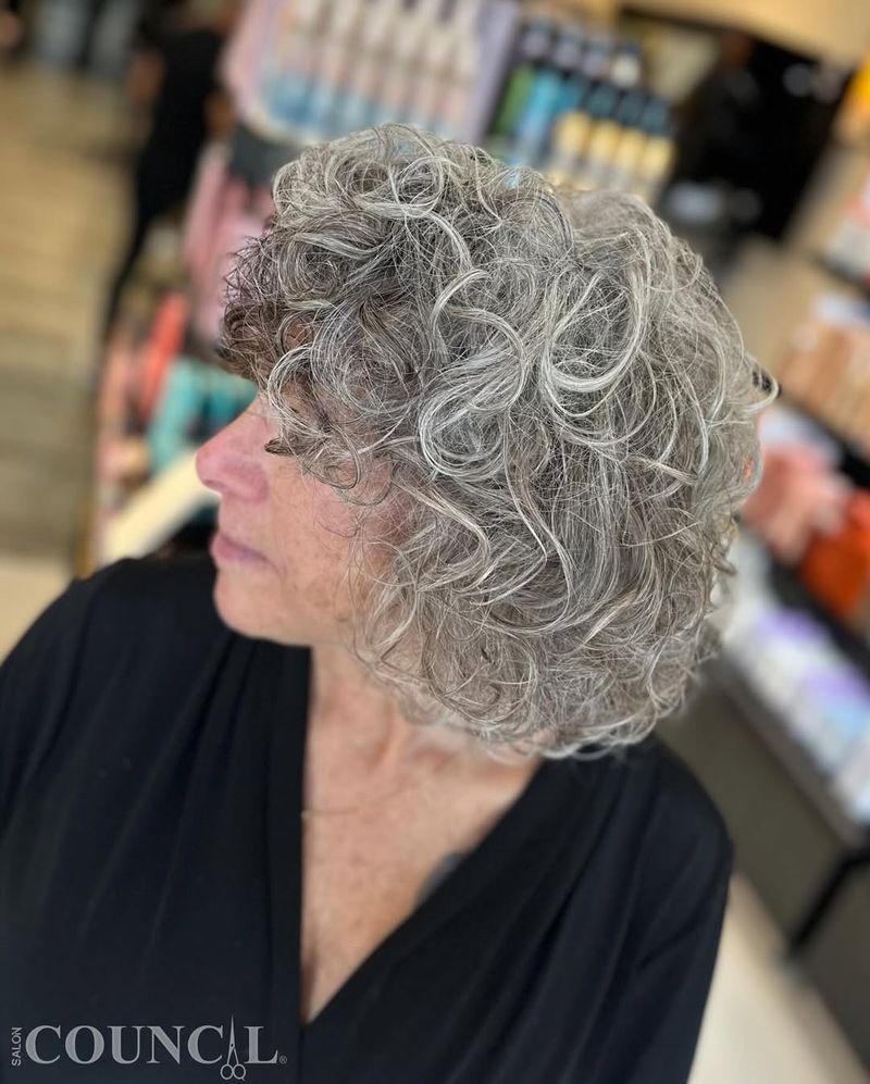 Curly Bob with Layers