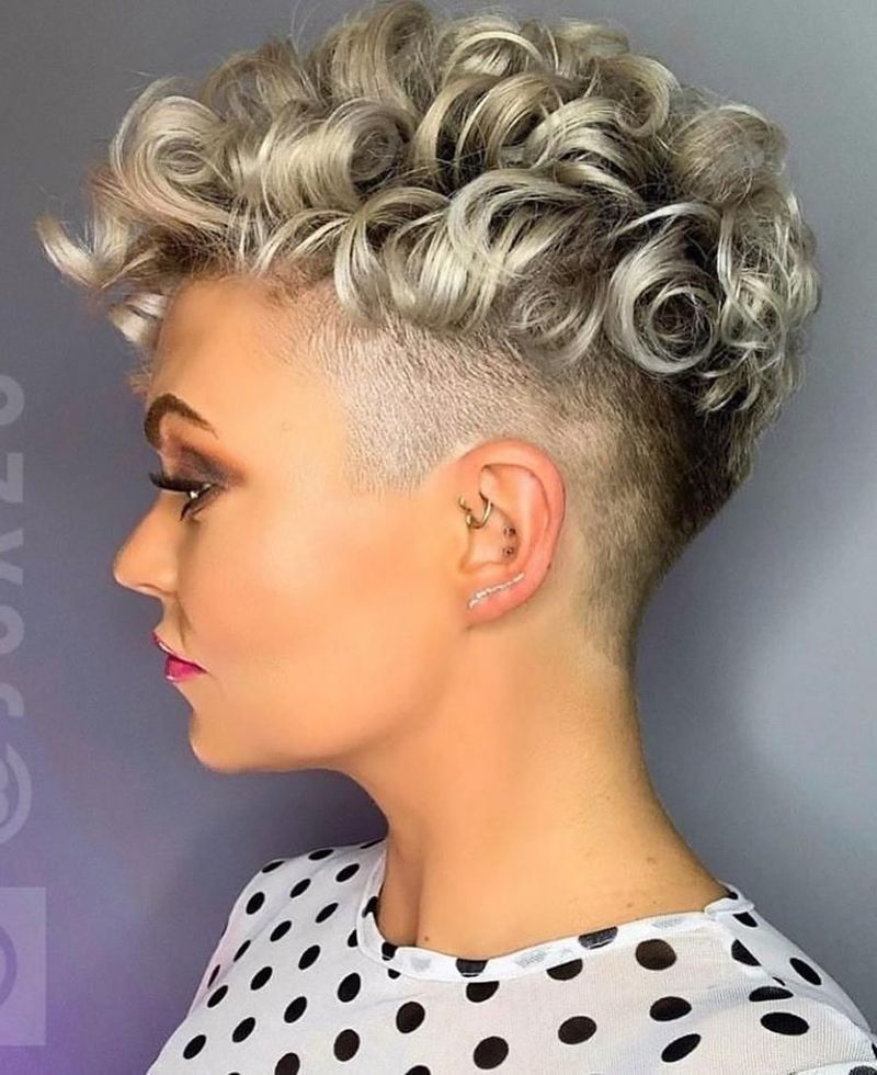 Curly Undercut