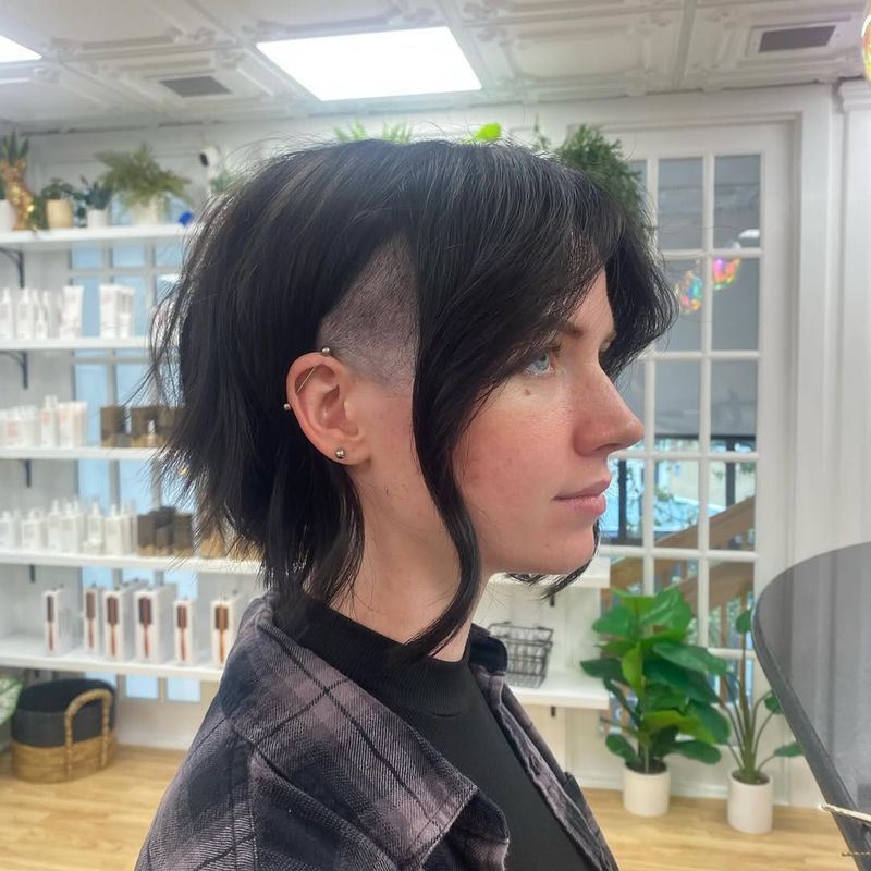 Curtain Bob with Undercut