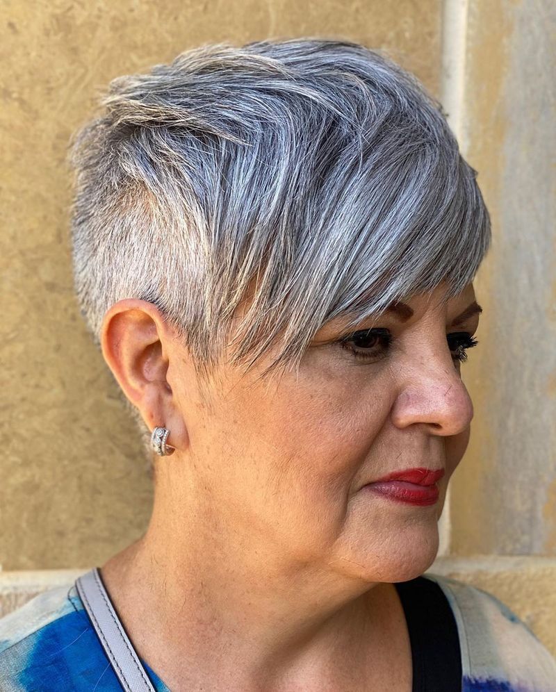 Edgy Layered Pixie