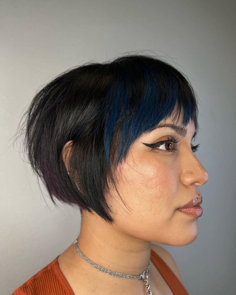 Edgy Undercut Bob