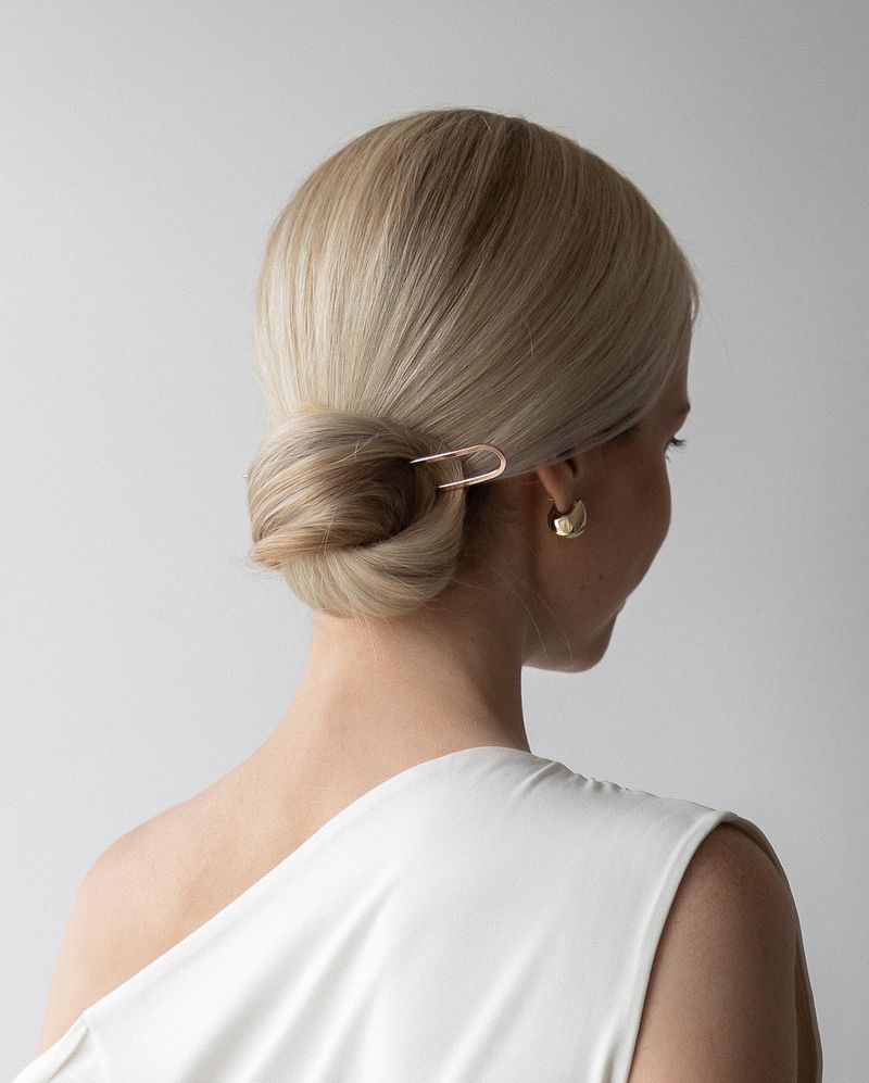 Chignon élégant