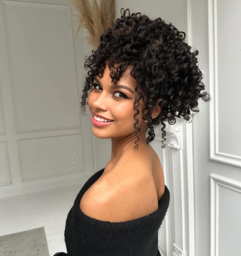 Elegant Curly Updo