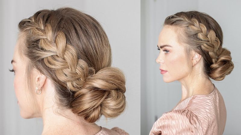 Elegant Knot with Side Braid