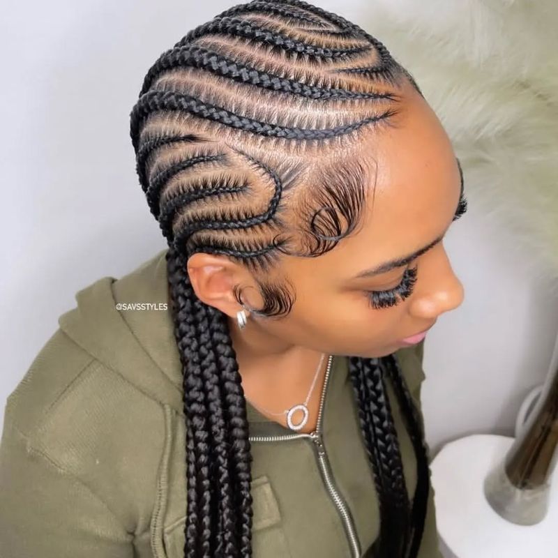 Feed-in Cornrows