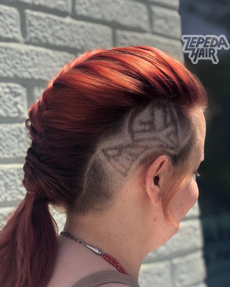 Trenza cola de pez con corte bajo