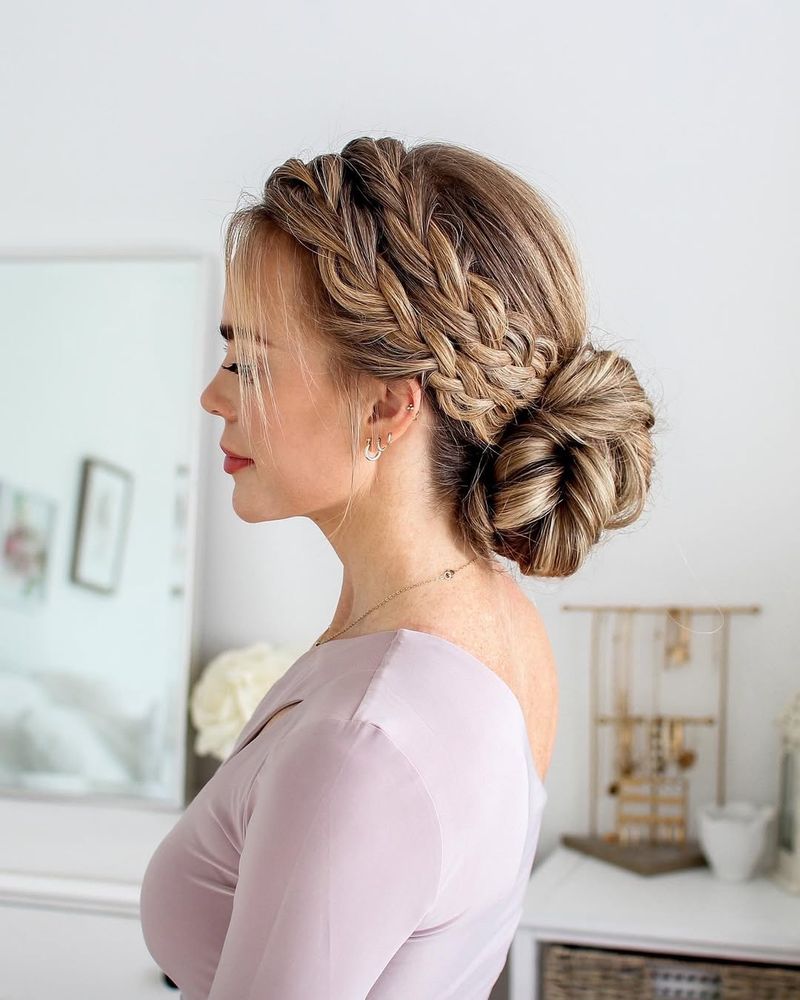 Penteado com tranças