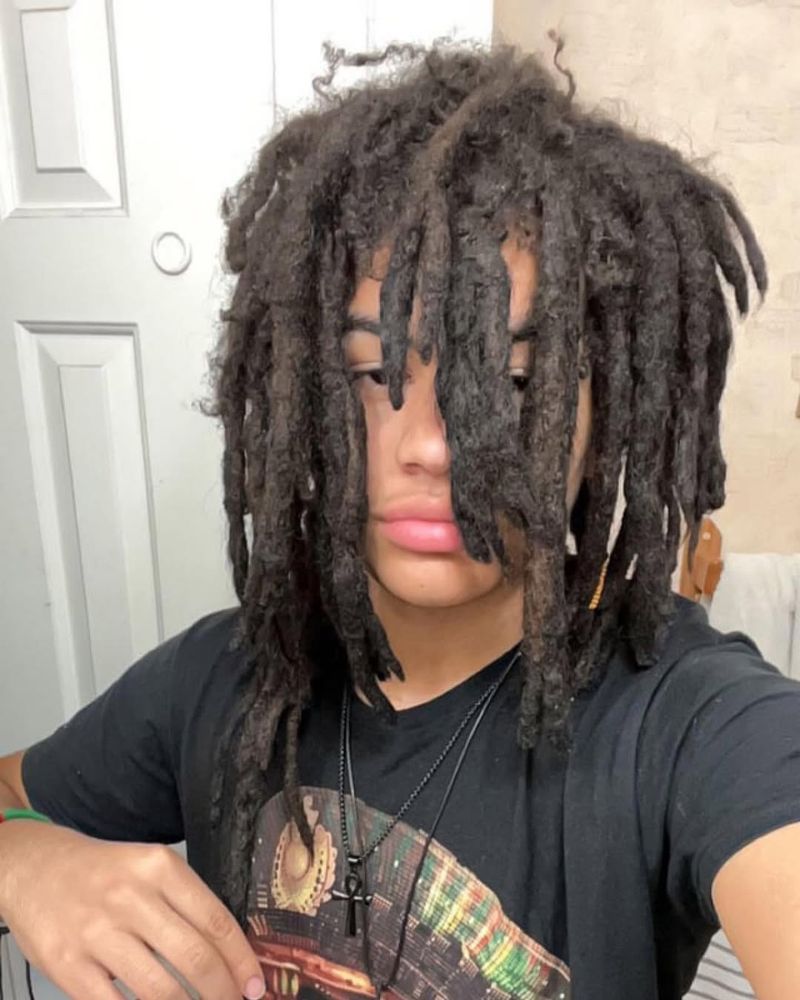 Freeform Dreads with Bangs