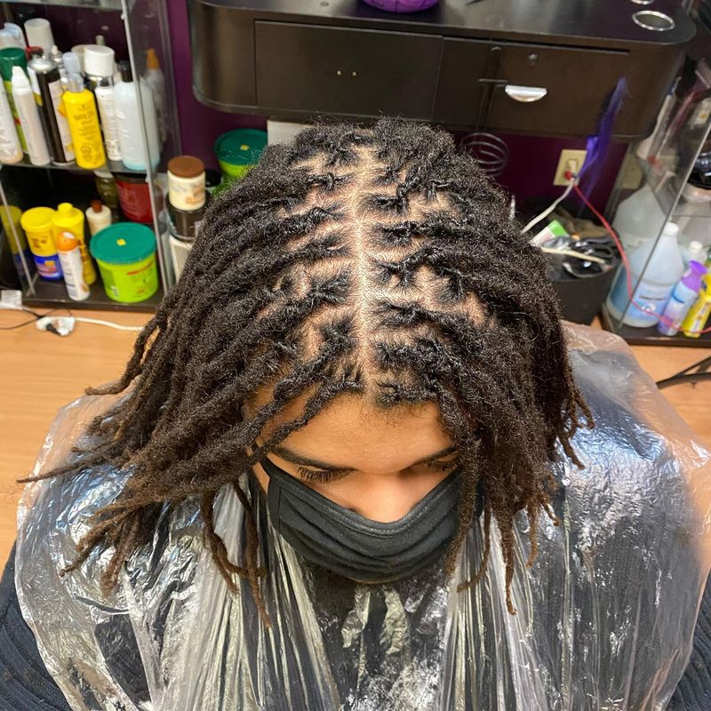 Freeform Dreads with Part