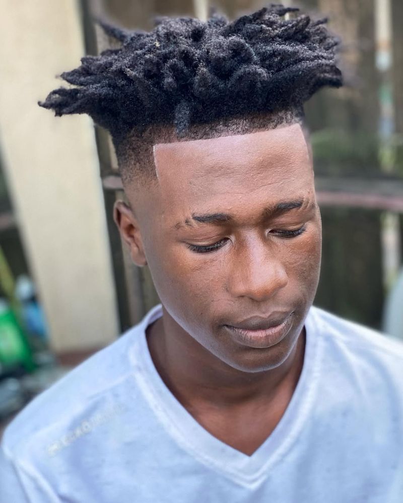 Freeform Dreads with Tapered Ends