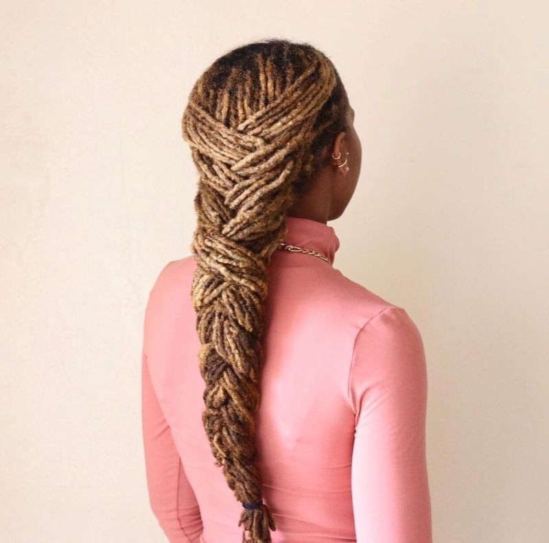 French Braid Locs