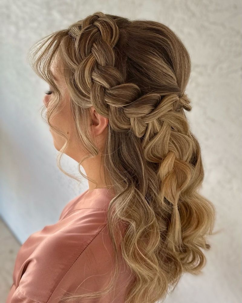 Glamorous Half-Updo