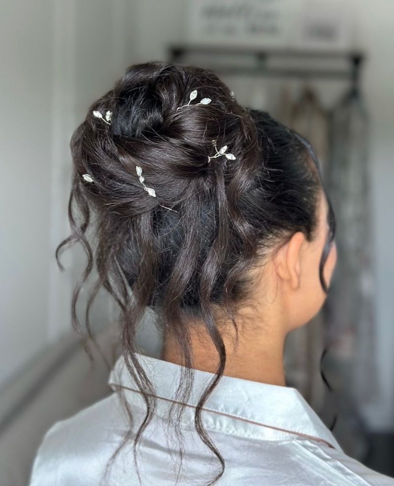 Penteado de inspiração grega