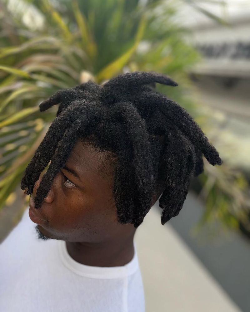 Half-Up Freeform Dreads