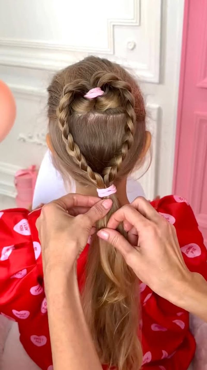 Heart-Shaped Ponytail