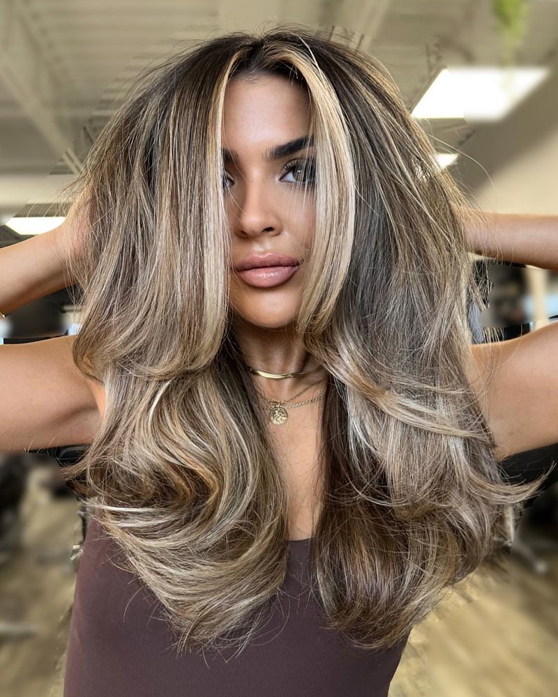 Balayage de alto contraste