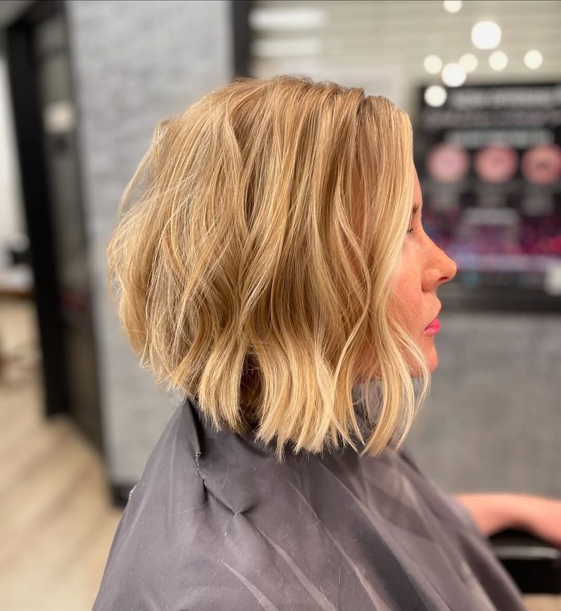 Layered Angled Bob