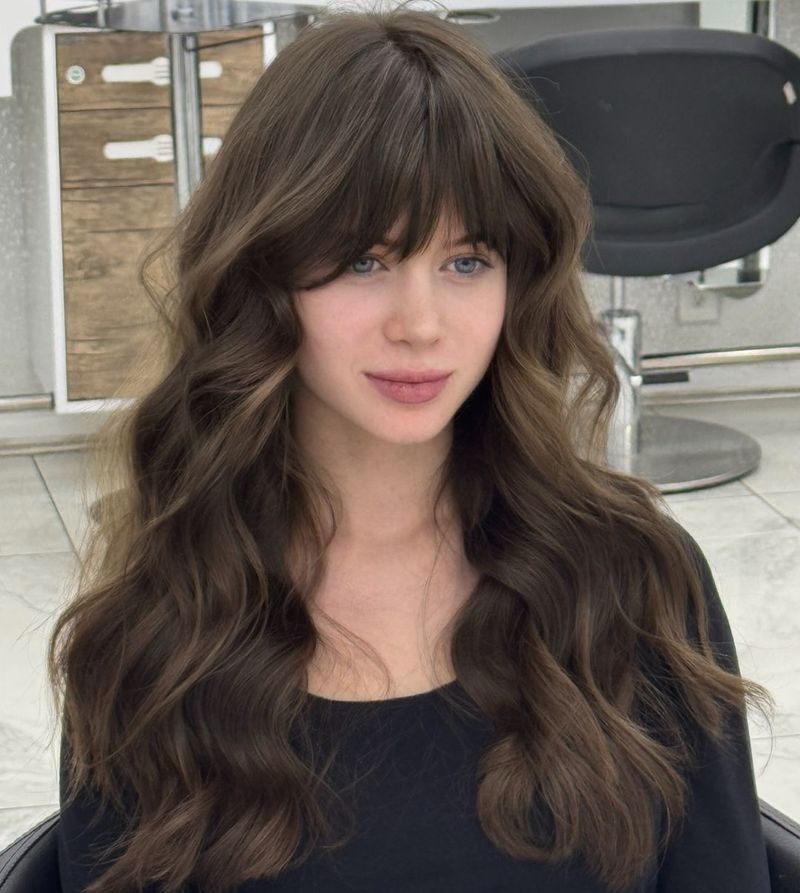 Layered Bangs with Volume