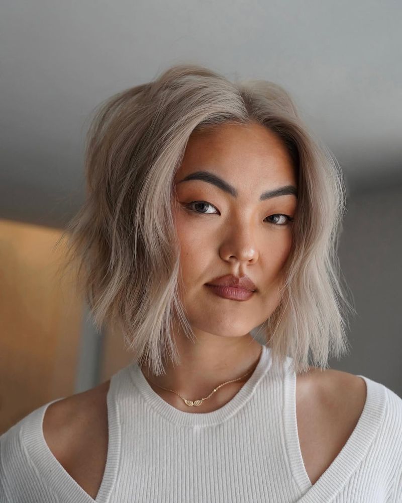 Layered Blunt Bob