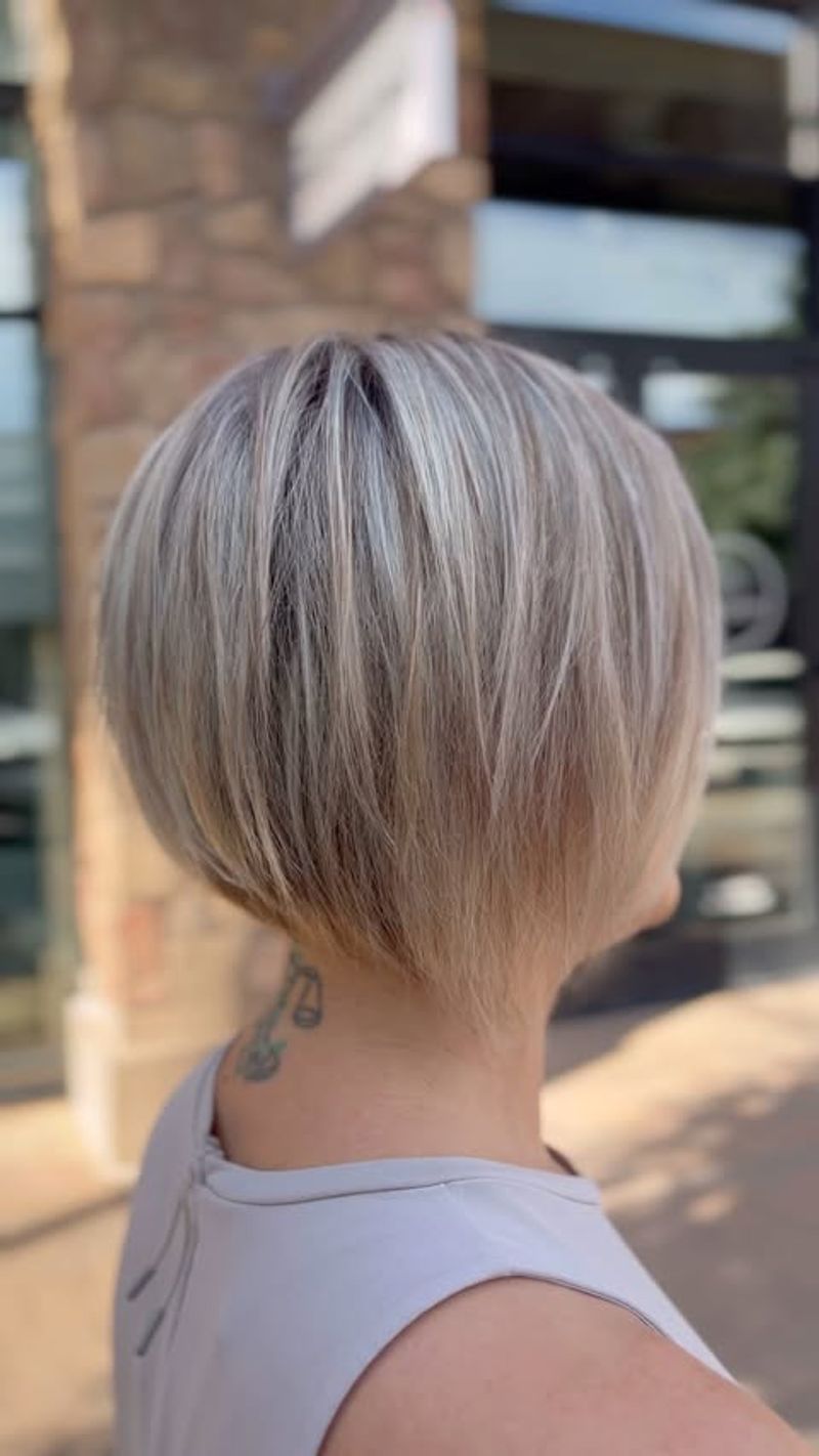 Layered Bob with Undercut