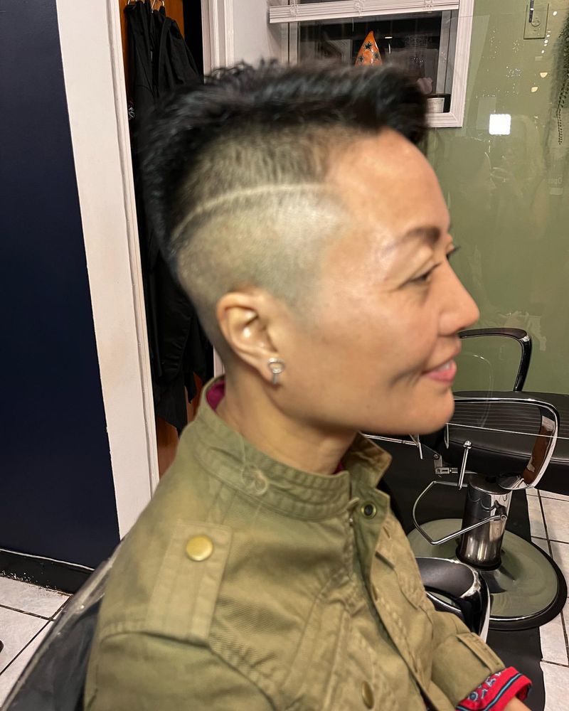 Layered Buzz Cut