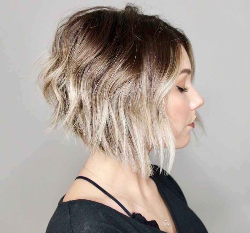 Layered Cut with Soft Curls