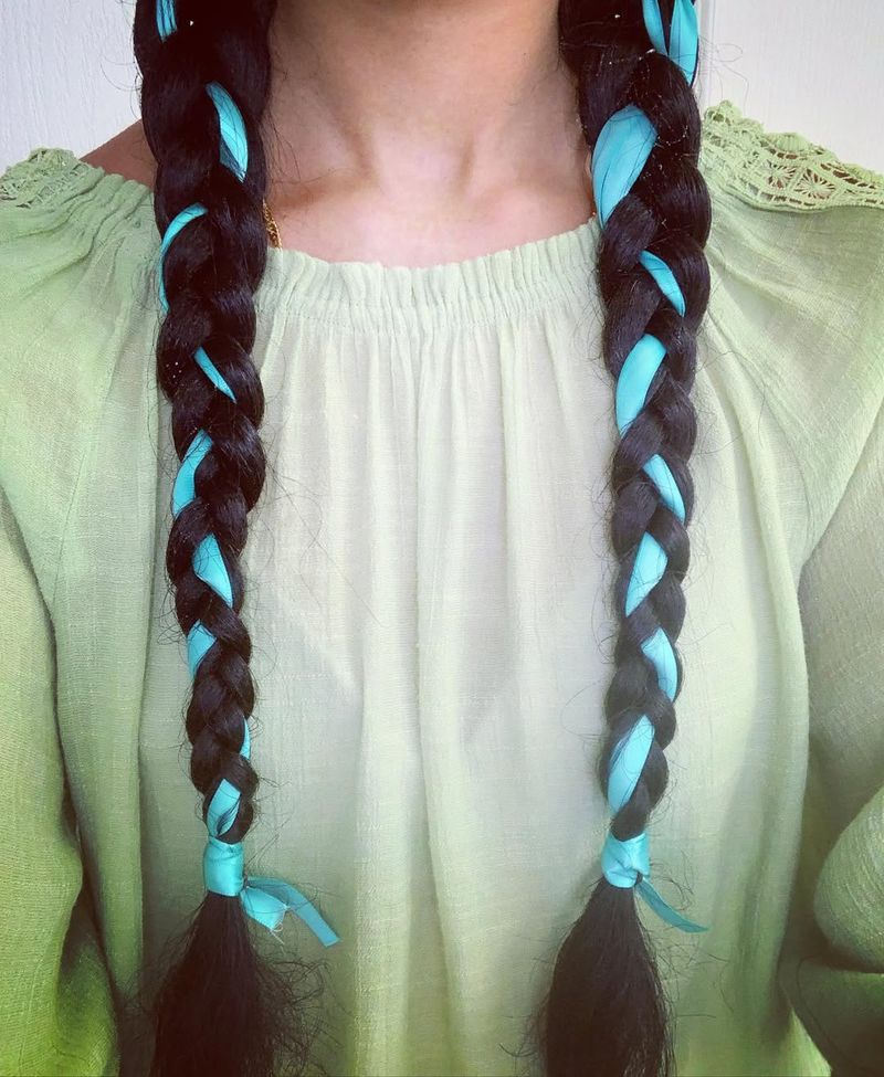 Loose Braided Pigtails