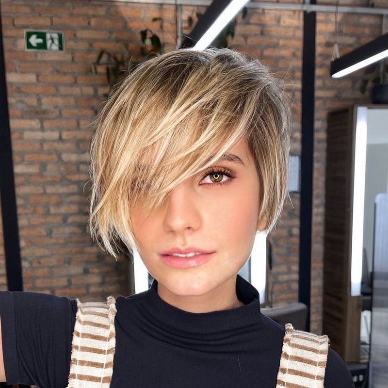 Short Bob with Side Bangs