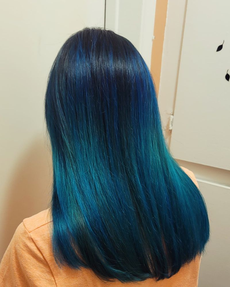 Balayage azul sereia