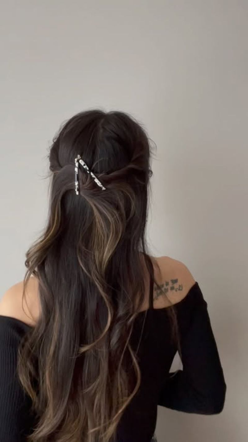 Grampos de cabelo minimalistas