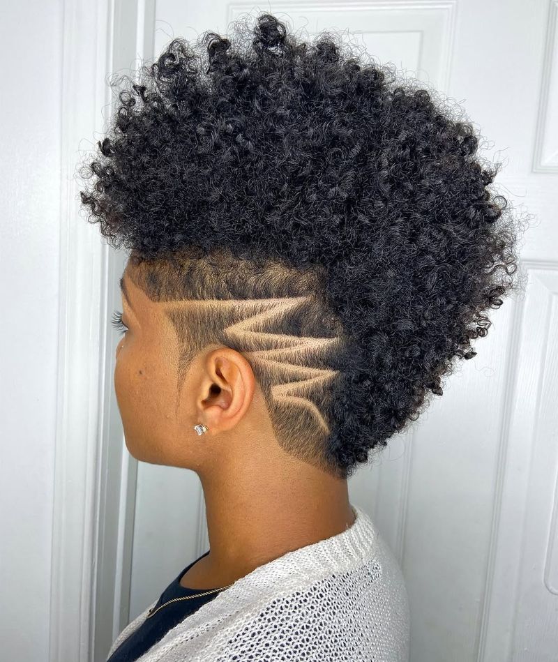 Mohawk with Designs