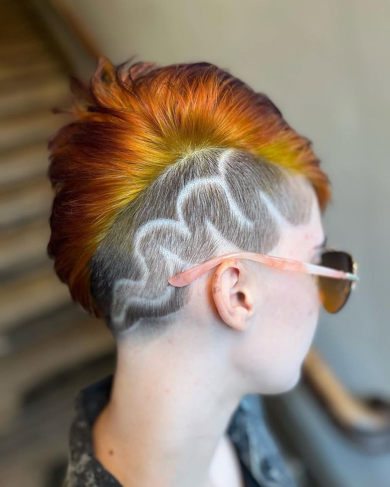 Mohawk with Undercut Design