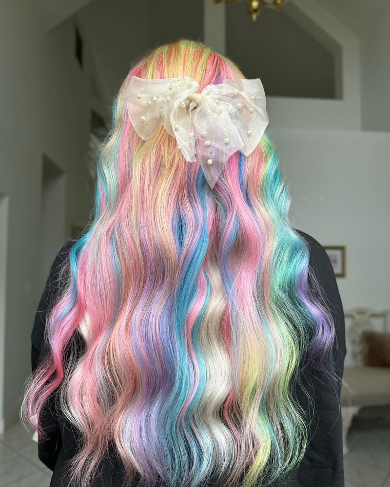 Tons de cabelo pastel