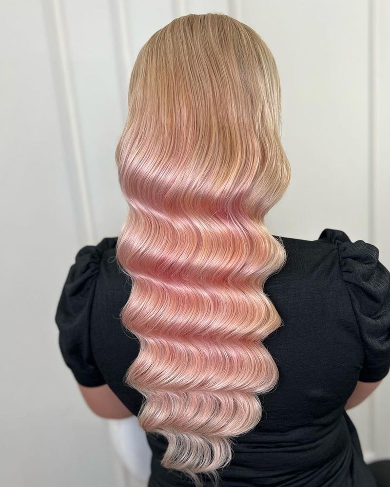 Pastel Pink Waves