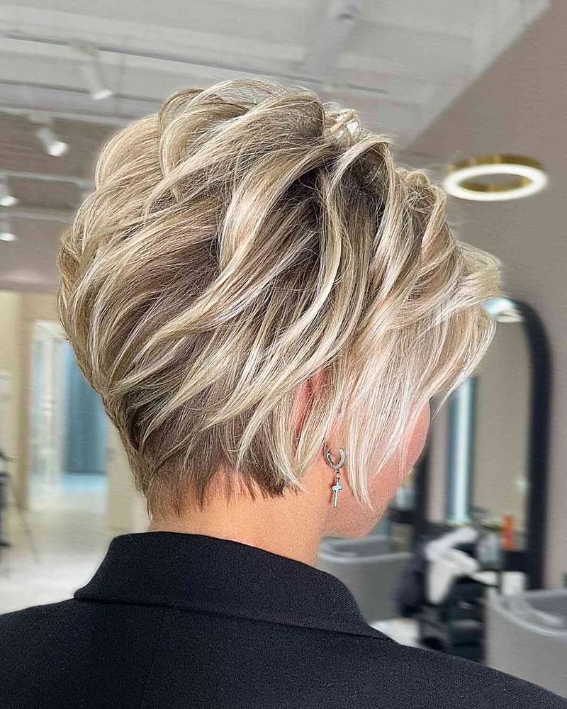 Pixie with Bold Highlights