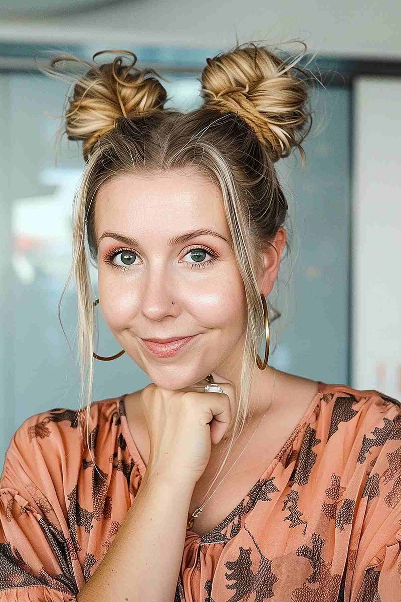 Playful Space Buns