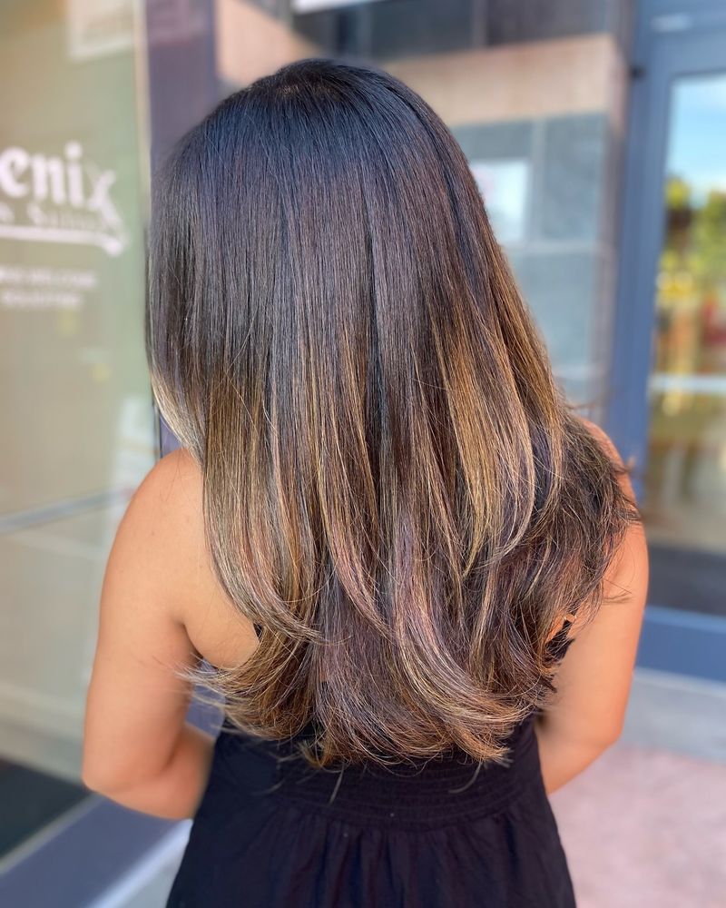 Rachel with Ombre