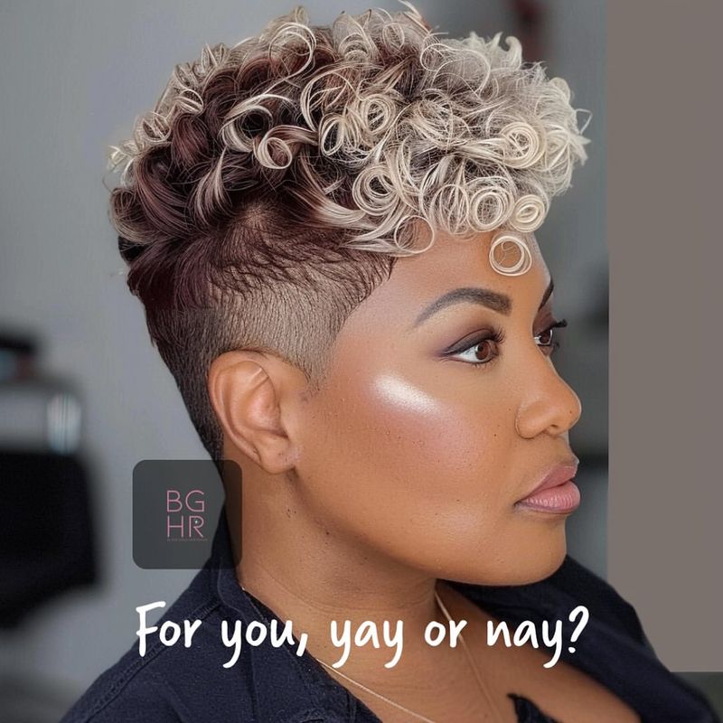 Curly Layered Pixie