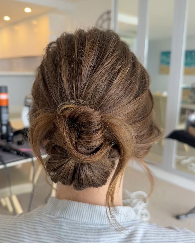 Sandy Brown Updo