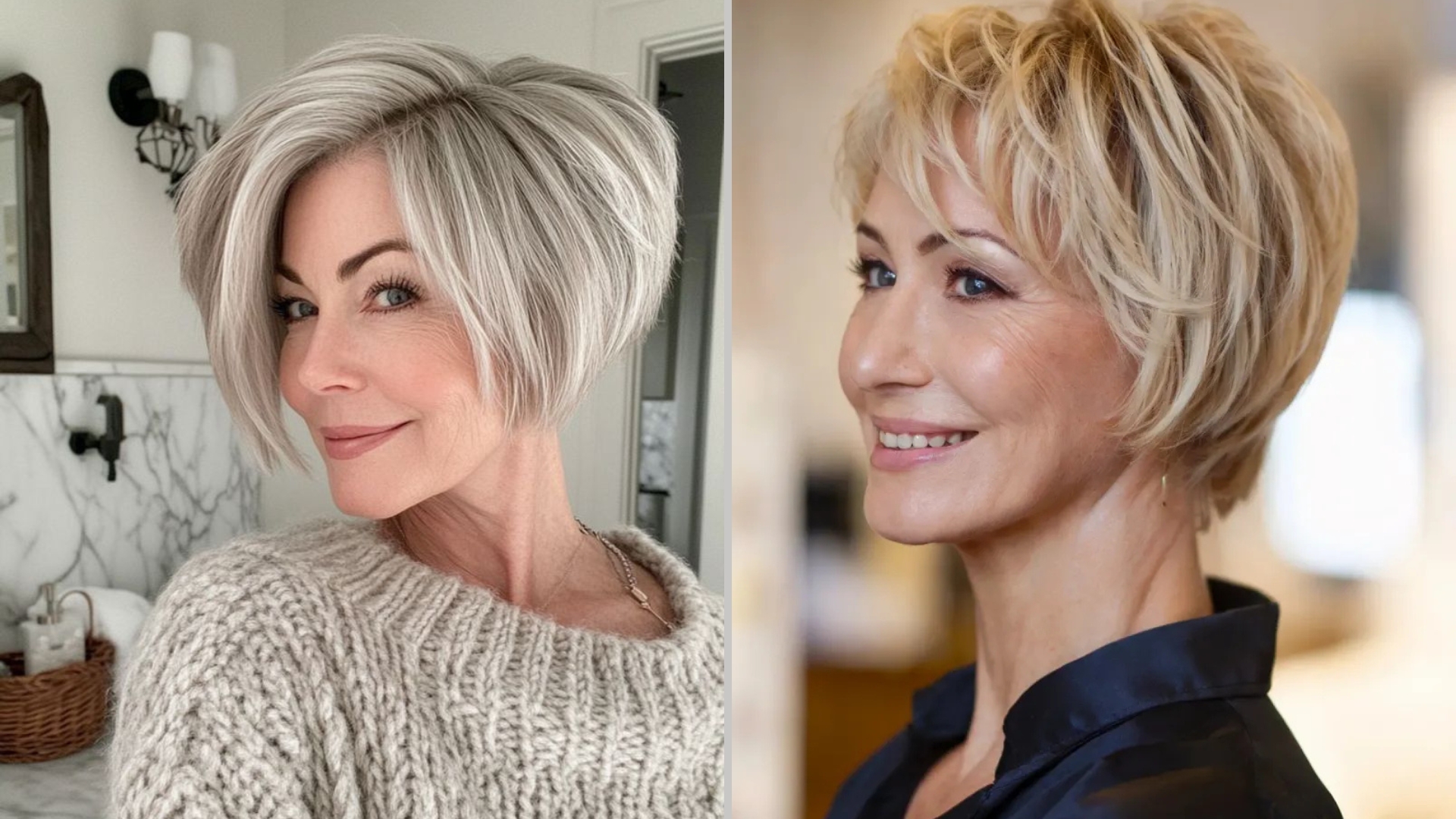 pixie bob para mulheres mais velhas