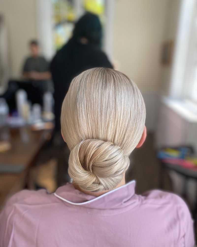 Polished Low Bun