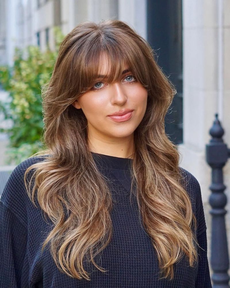 Shaggy Bangs with Layers