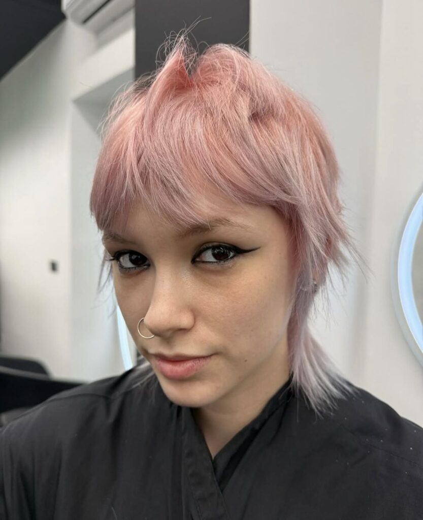 Short Choppy Mullet