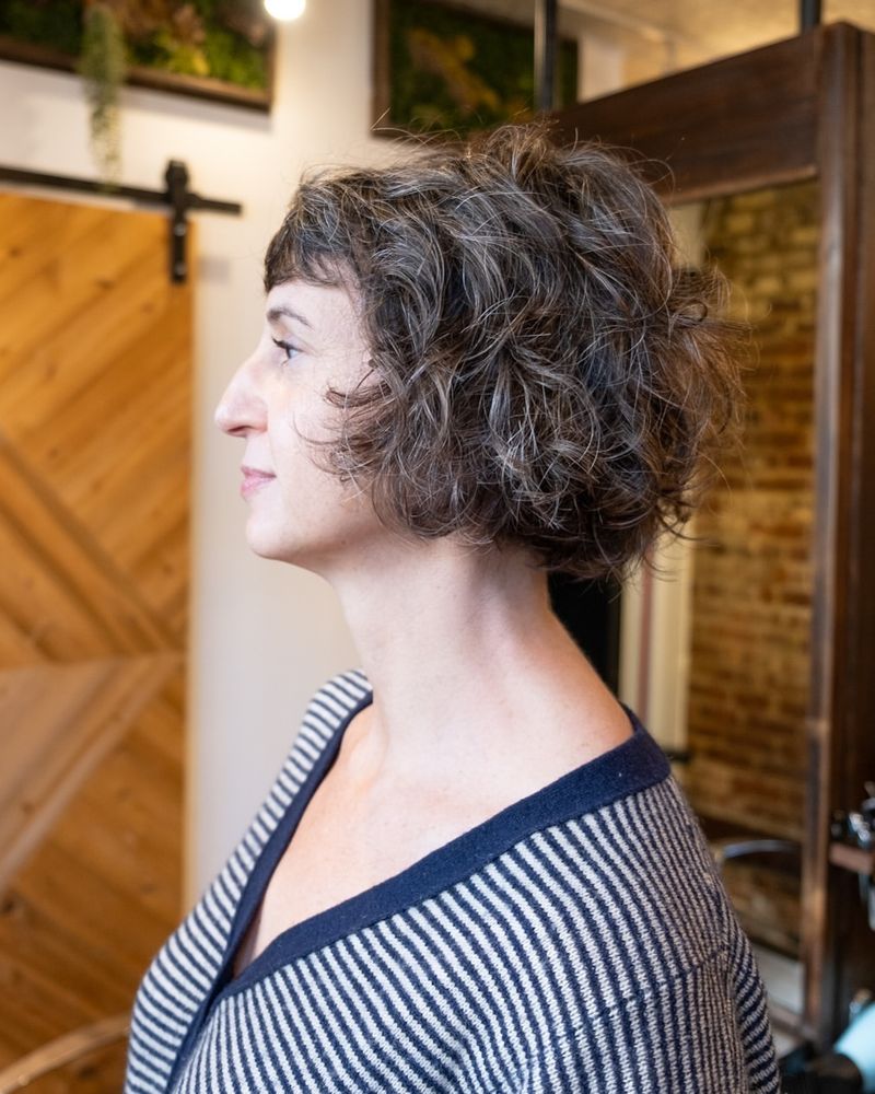 Short Curly Bob