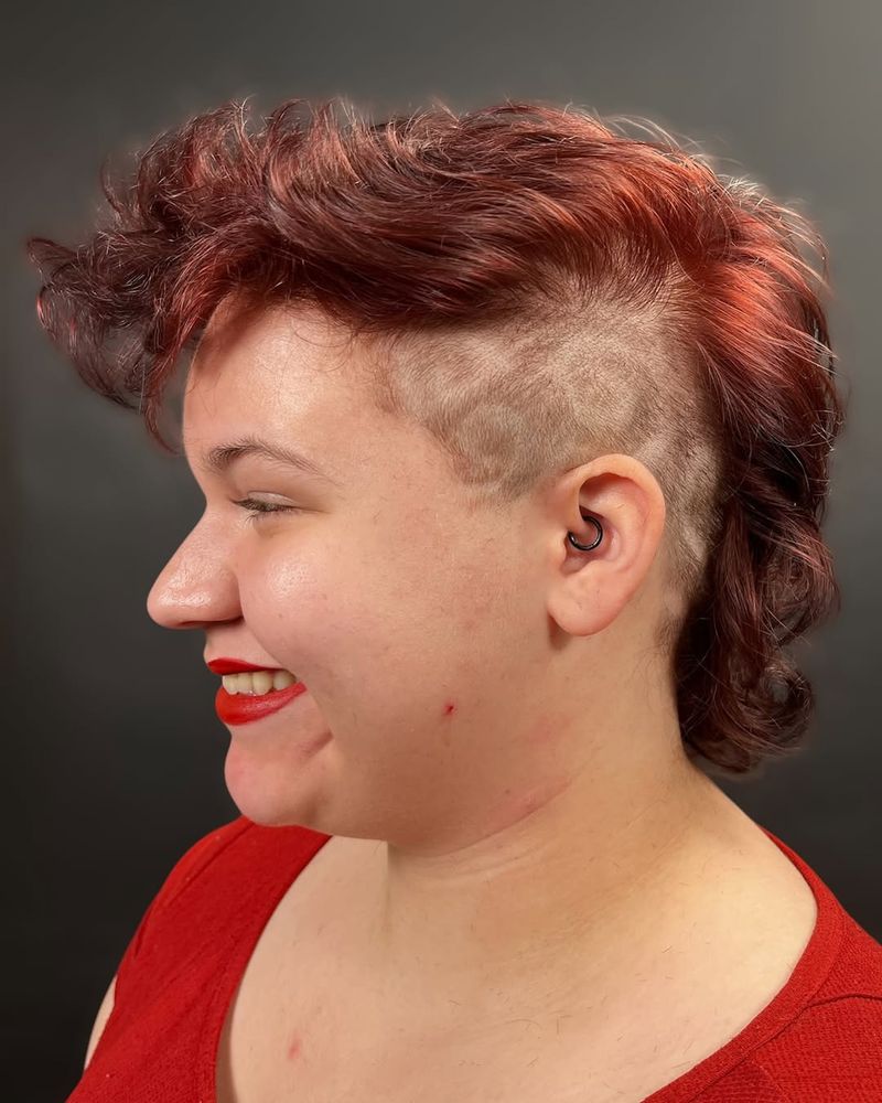 Short Wavy Mohawk