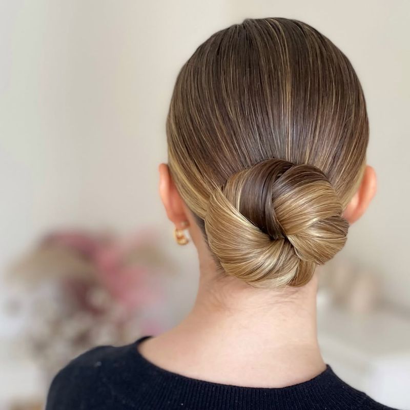 Sleek Low Chignon