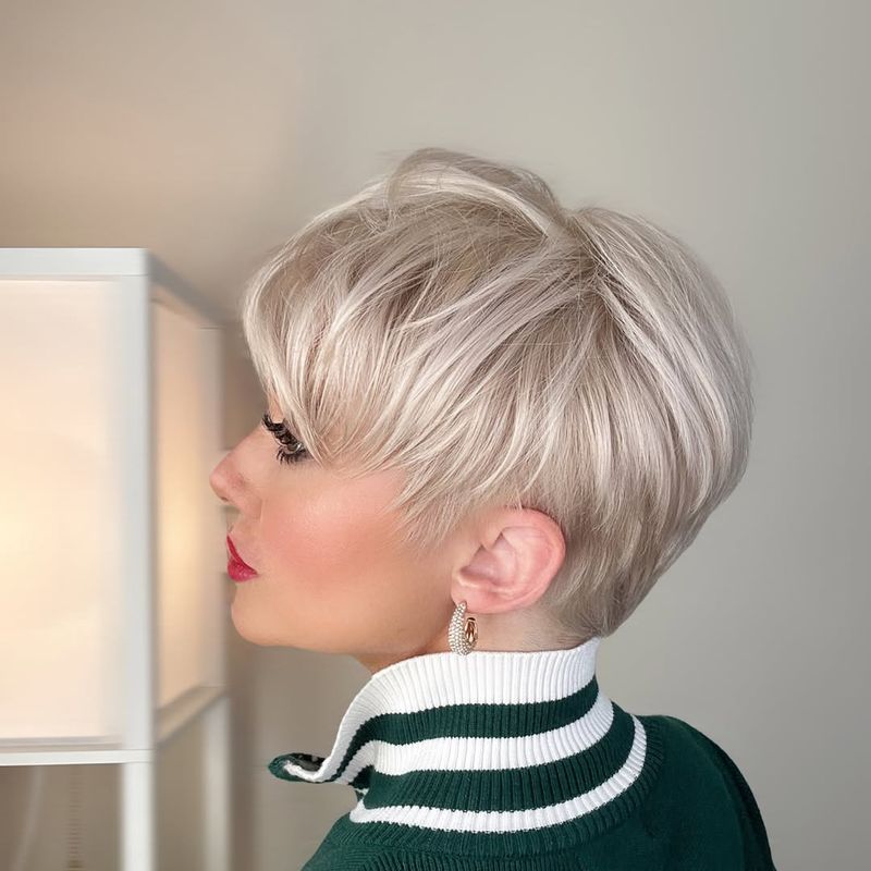 Sleek Pixie with Tapered Nape